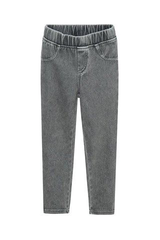 Jegging Gemêleerd Grijs