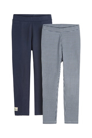 2 Leggings Marineblauw