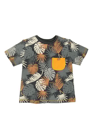 T-shirt Antraciet en Grijs
