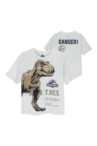 T-shirt Jurassic World - Gemêleerd Beige