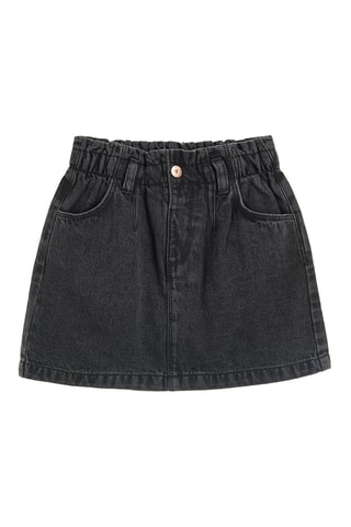 Jupe en jean Noir
