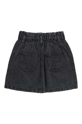 Jupe en jean Noir