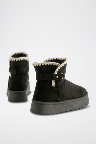 Botins forrados - Preto