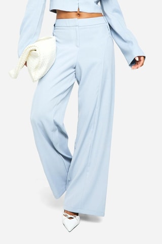 Pantalon wide legs - Bleu