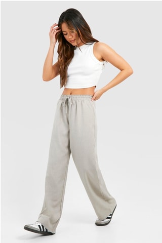 Pantalon droit - Gris