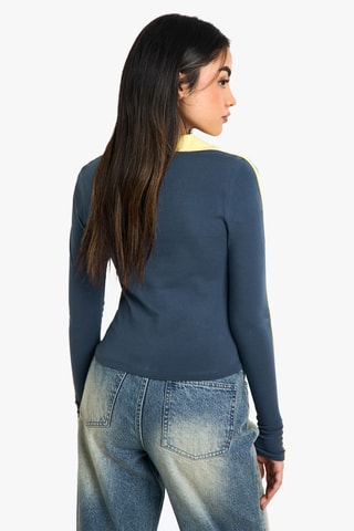 Top - Bleu marine