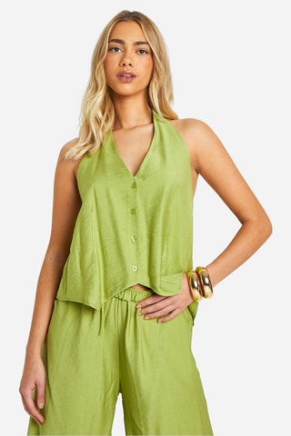 Top relaxed - Vert olive