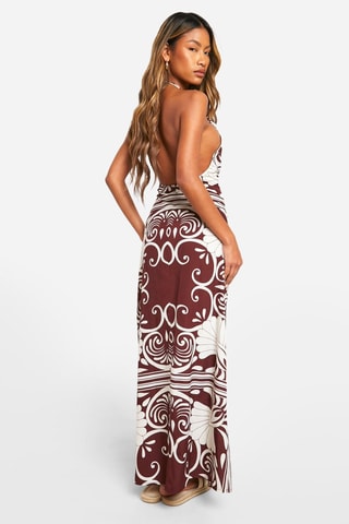 Robe longue - Marron