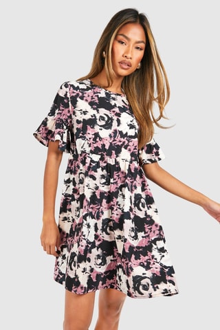 Robe trapèze - Rose