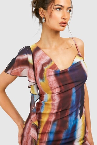 Vestido comprido - Castanho