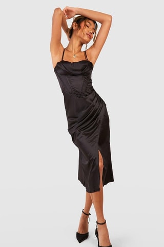 Vestido médio - Preto
