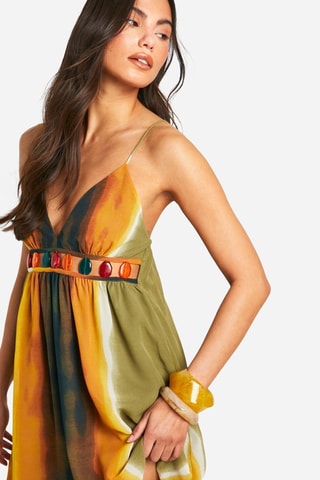 Robe droite - Vert olive