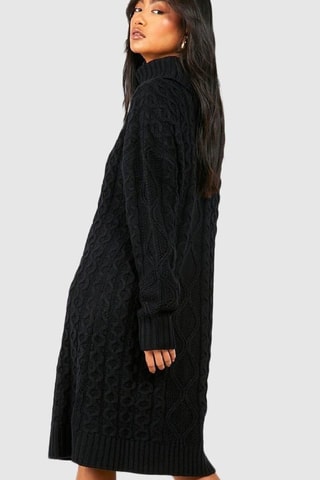 Vestido-camisola - Preto