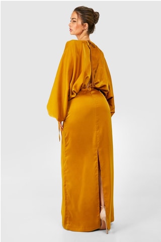 Robe longue - Moutarde