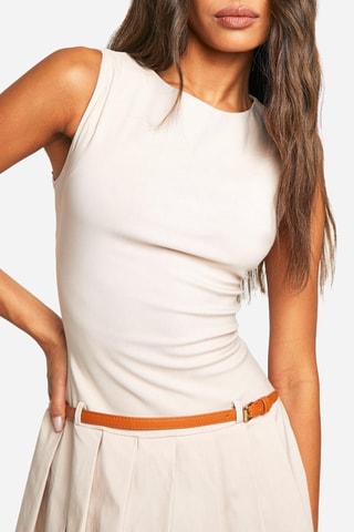 Robe patineuse - Beige