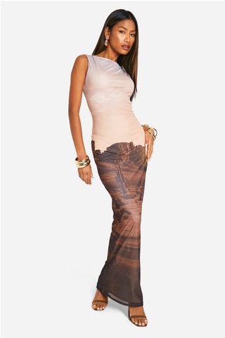 Robe longue - Beige