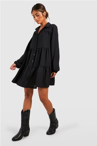 Robe chemise - Noir