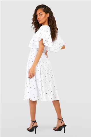 Robe midi - Ivoire