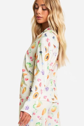 Pijama - Branco e amarelo