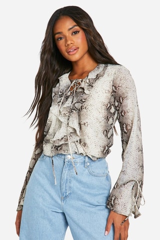 Blusa - Cinzento