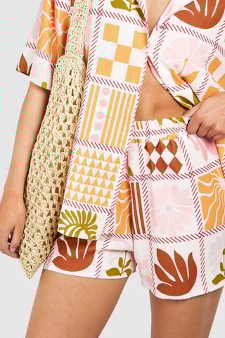Chemisier et short - Orange