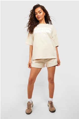 T-shirt et short - Beige