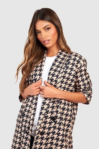 Blazer relaxed - Camel et noir