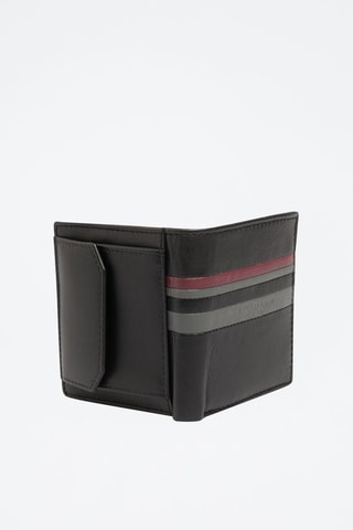 Carteira em couro Uspa Gold Cup Preto