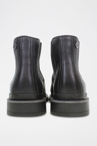 Botins Chelsea de couro Yann Preto