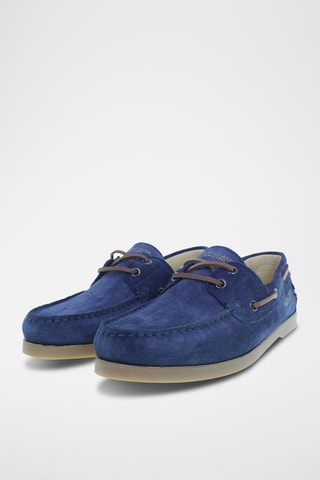 Mocassins em nobuck Sail - Azul