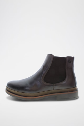Botins em Chelsea couro Yann Castanho