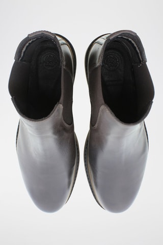 Botins em Chelsea couro Yann Castanho