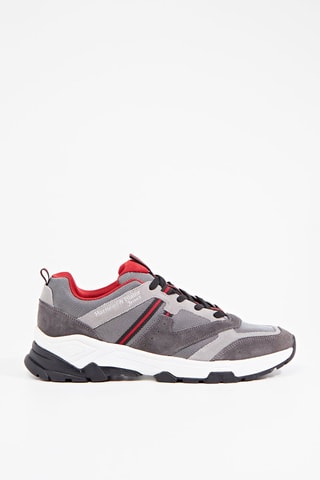 Sneakers em couro - Cinzento - Harmont & Blaine Jeans
