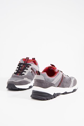 Sneakers em couro - Cinzento - Harmont & Blaine Jeans