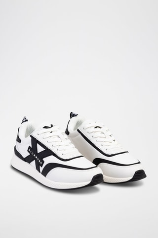 Sneakers de couro Jm Branco