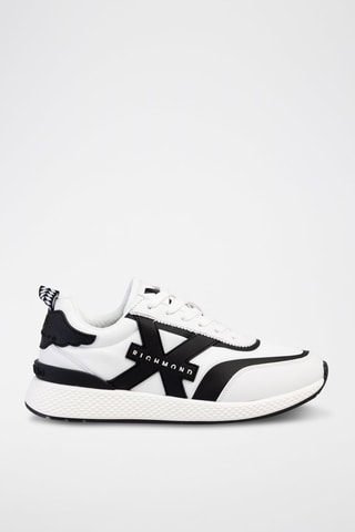Sneakers de couro Jm Branco