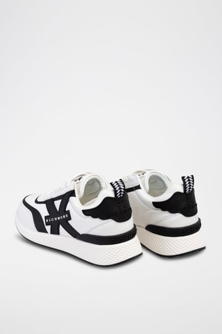 Sneakers de couro Jm Branco