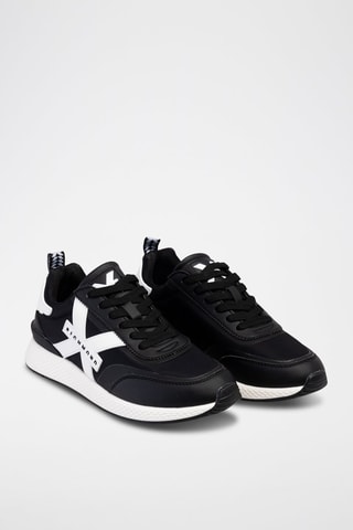 Sneakers em couro Jm Preto