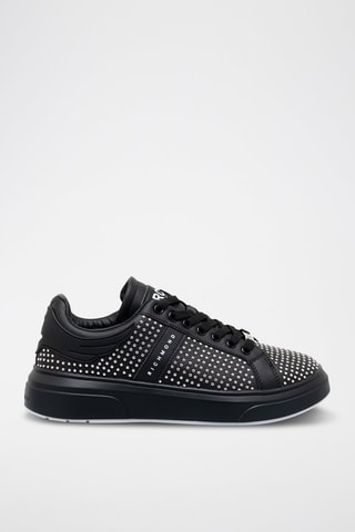 Sneakers de couro - Preto