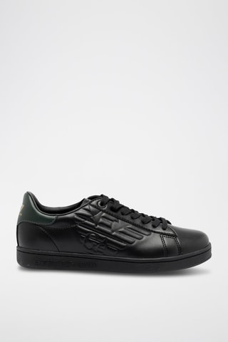 Sapatilhas em couro - Preto