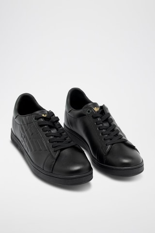 Sapatilhas em couro - Preto