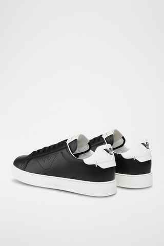 Sapatilhas em couro - Preto