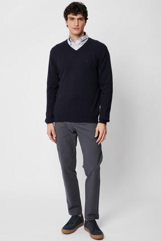 Camisola de lã - Azul-escuro - Harmont & Blaine Jeans