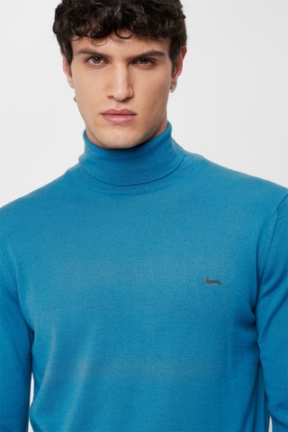 Camisola em lã - Azul - Harmont & Blaine