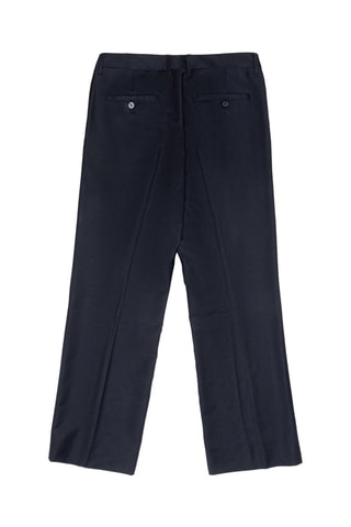 Calças de lã virgem - Azul-marinho - Emporio Armani