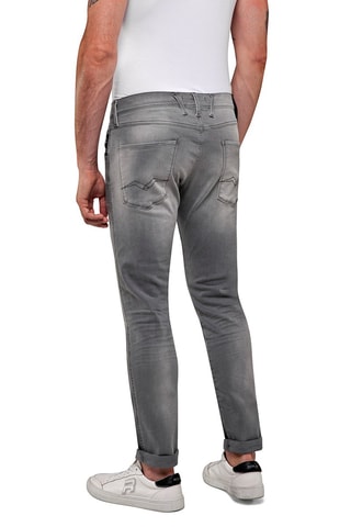 Calças de ganga Slim Anbass - Cinzento