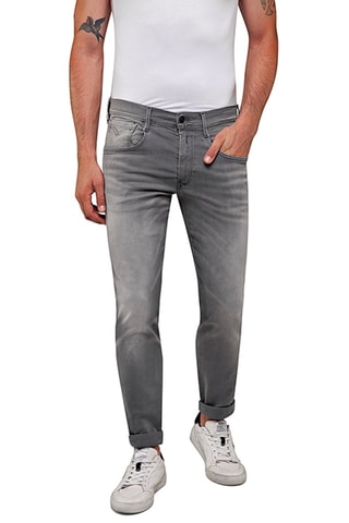Calças de ganga Slim Anbass - Cinzento