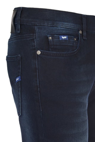 Calças de ganga skinny Sax Zip Rev - Azul-escuro