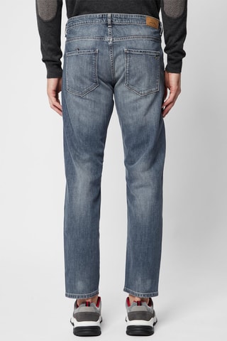 Calças chino slim 7/8 - Azul - Harmont & Blaine