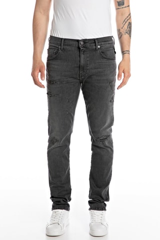 Calças de ganga Tapered Slim Mickym - Cinzento